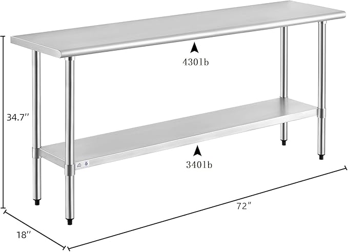 ROCKPOINT Stainless Steel Table - Image 2