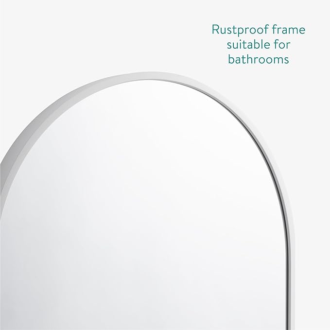 Navaris Oval Wall Mirror - Image 4