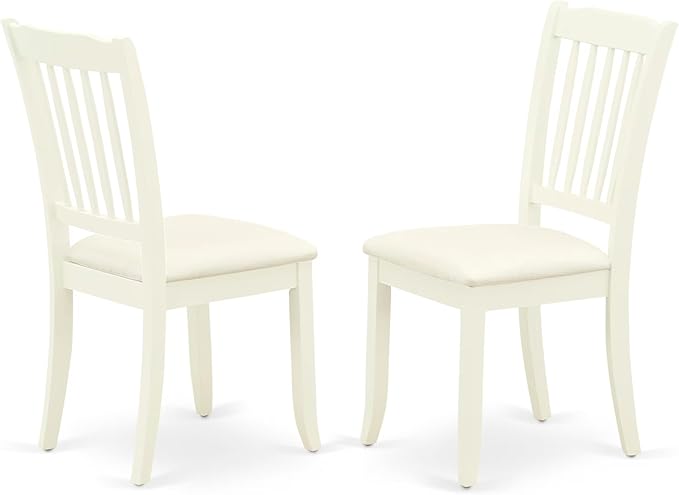 East West Furniture AMDA3-LWH-C 3 Piece Dining Table Set - Image 4