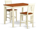 East West Furniture YAVN3-WHI-W 3 Piece Kitchen Counter Set by EastWestFurniture