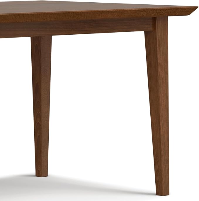 SIMPLIHOME Colby Dining Table, Solid Wood Walnut Veneer in Walnut, 60 x 36 - Image 9