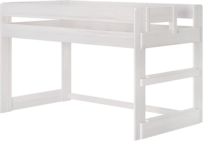 Max & Lily Modern Farmhouse Low Loft Bed, Twin Bed Frame - Image 4