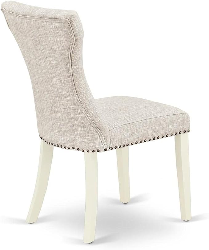 East West Furniture GAP2T35 Gallatin Modern Parson Chairs - Image 7