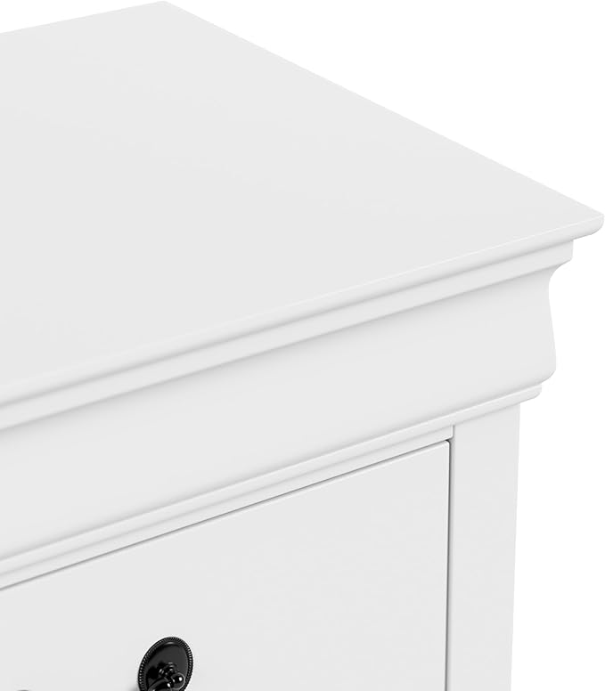 Furniture of America Arabella Traditional Solid Wood Nightstands Set of 2 - Image 8
