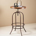 Vintage Bar Table Swivel Industrial Style Pub Table Kitchen Dining Tables by BOKKOLIK