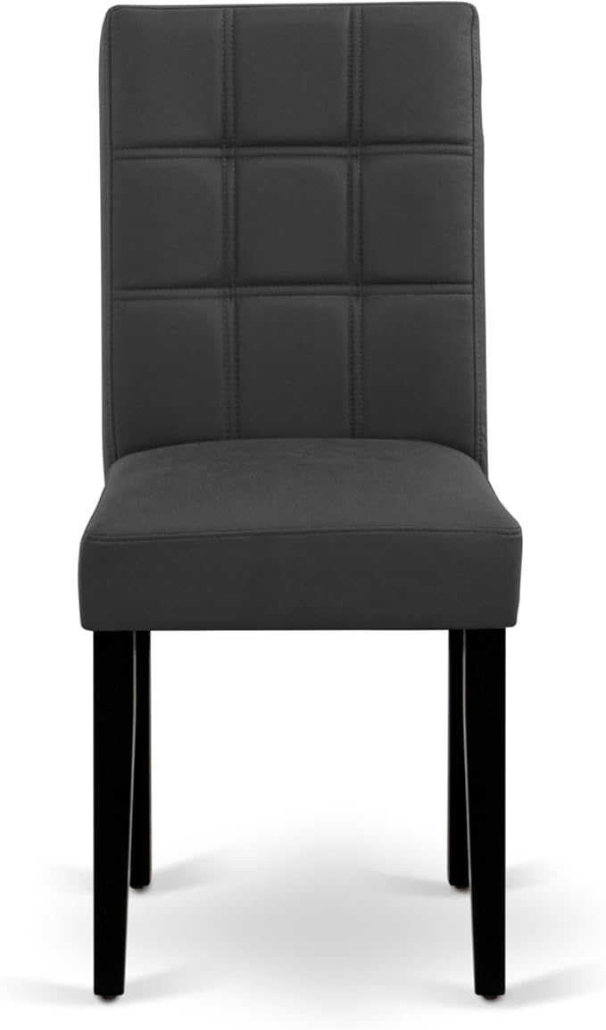 East West Furniture LGAS7-BLK-12 7 Piece Dinner Table Set Contain A Dining - Image 7