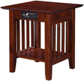 AFI, Mission End Table with Charging Station by AFIFurnishings