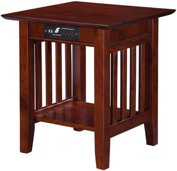 AFI, Mission End Table with Charging Station by AFIFurnishings