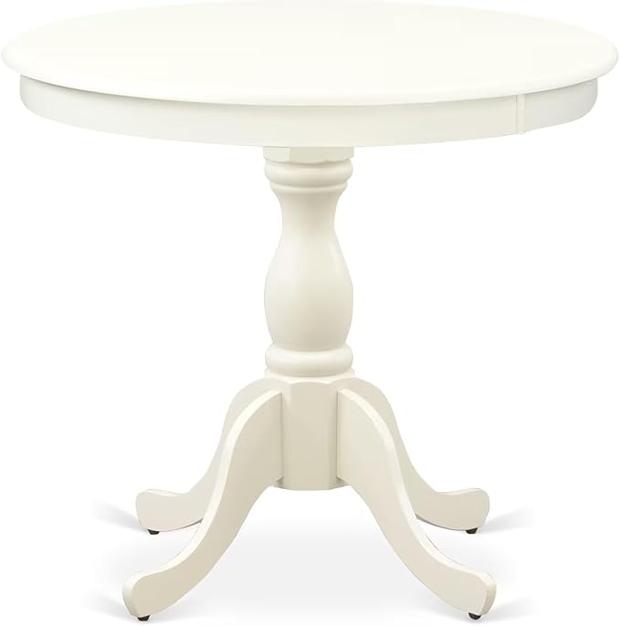 East West Furniture AMDA3-LWH-C 3 Piece Dining Table Set - Image 3