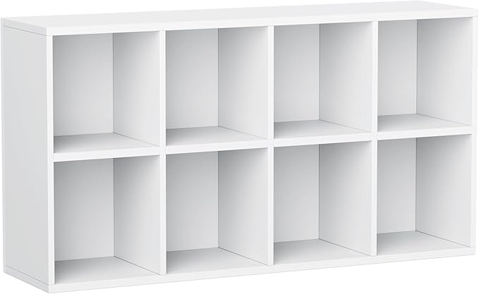 YESHOMY 8 Cube Bookcase, Open Frame 2-Tier Book Shelf, Bookshelf Storage - Image 7