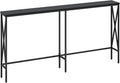 Masupu 63" Console Table, Modern Narrow Long Sofa Table Behind Couch, Skinny by Masupu