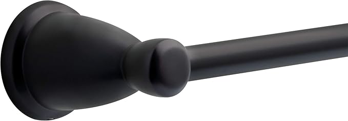 Franklin Brass Kinla 5-Piece Bathroom Set Matte Black 18" and 24" Towel Bar - Image 2