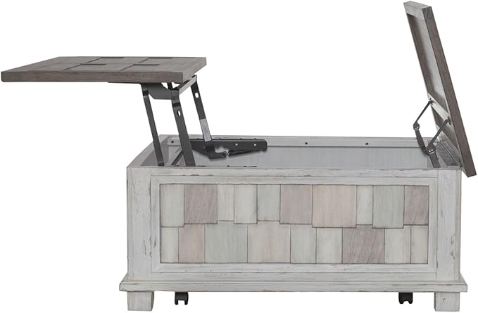 Liberty Furniture River Place Living Room Lift Top Storage Cocktail Table - Image 8