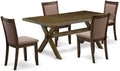 East West Furniture X777MZ748-5 5 Piece Kitchen Table & Chairs Set Includes a by EastWestFurniture