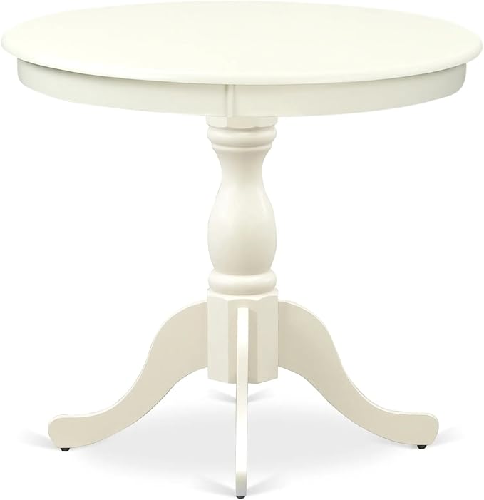 East West Furniture AMSI3-LWH-15 3 Piece Dining Table Set - Image 5