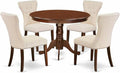 East West Furniture HLGA5-MAH-32 5 Piece Dining Room Furniture Set Includes a by EastWestFurniture