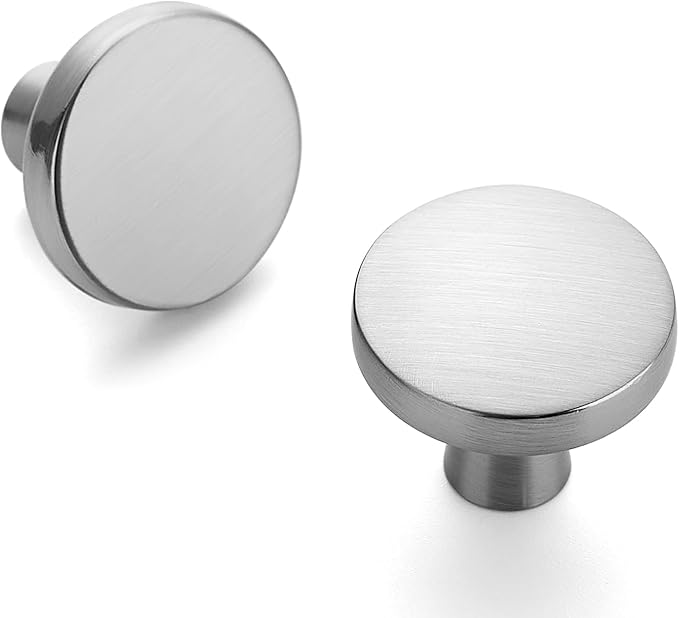 Ravinte 40 Pack Drawer Pulls 1-1/4 Inch Kitchen Cabinet Knobs Brushed Nickel - Image 9