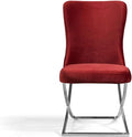 Ottomanson Royal Dining Chairs Set of 2 – Upholstered Tufted Microfiber by Ottomanson