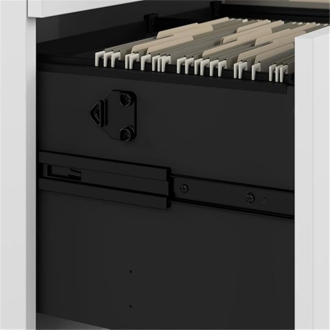 Bush Business Furniture Office in an Hour 2 Drawer Lateral File Cabinet in Pure - Image 7