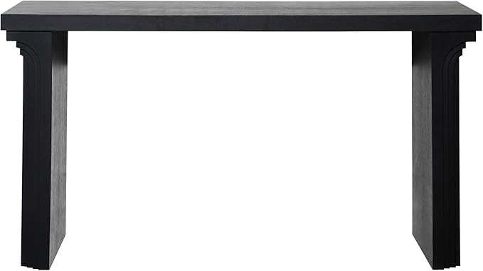 KEIKI Wood Entryway Console Table Behind Couch & Sofa, Modern Minimalist Style - Image 6
