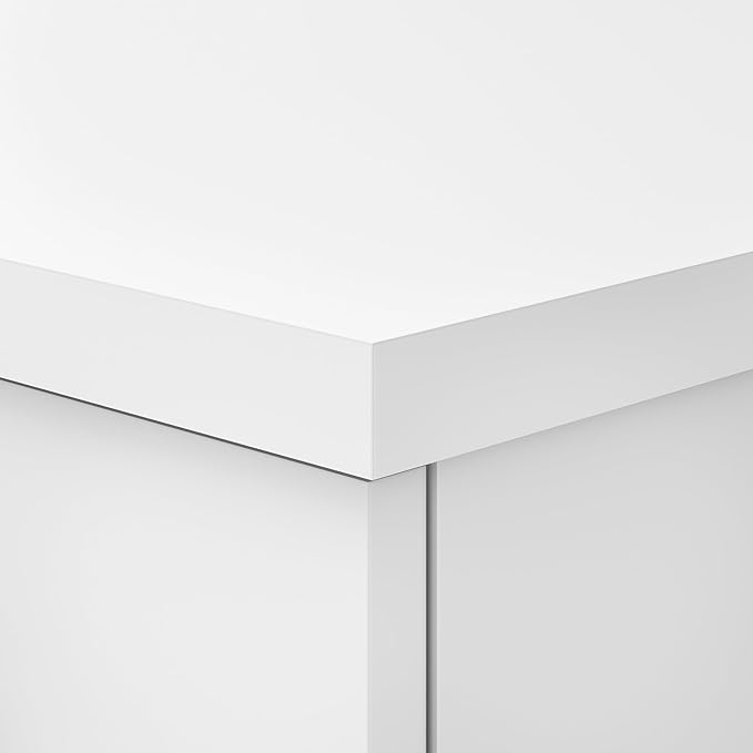 Bush Furniture Somerset 5 Shelf Bookcase in White, Tall Bookshelf, Large Book - Image 5
