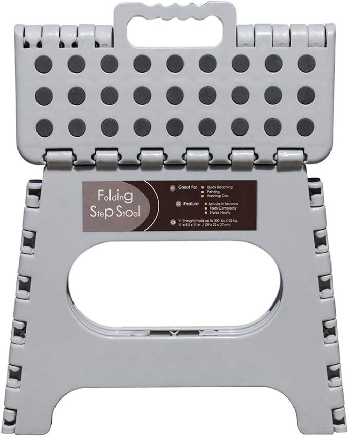 Non-Slip Folding Step Stool, Sturdy Safe Enough - Image 2