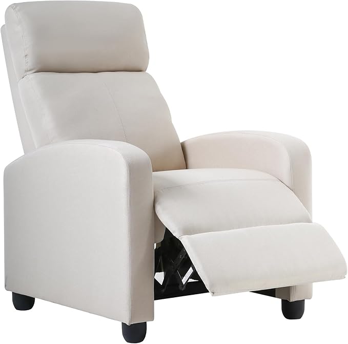 BestMassage | Recliner Chair | No Massage Function | Textile Beige | by BestMassage%C2%AE