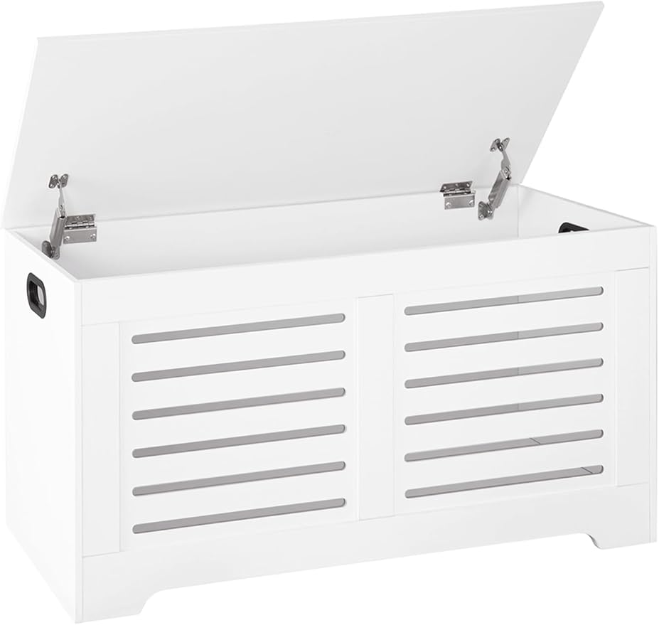 DINZI LVJ Storage Chest, Flip-Top Wooden Toy Box by DINZILVJ