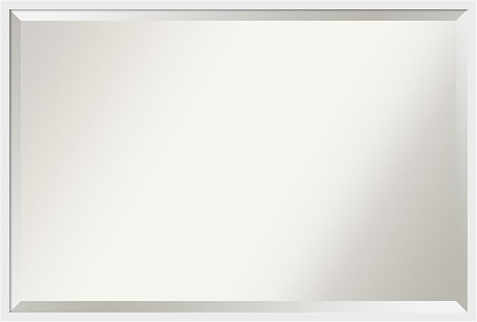 Amanti Art White Bathroom Mirror by AmantiArt