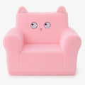 Cute Animal Toddler Foam Chair, Soft Faux Rabbit Fur, Comfy Toddler Lounge by Unknown