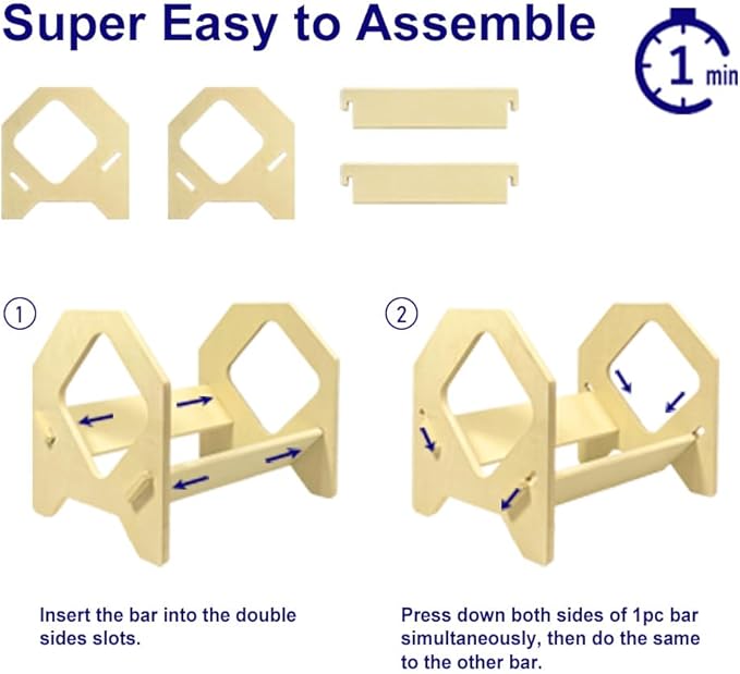 Desktop Bookshelf, Stackable Book Organizer - Image 7