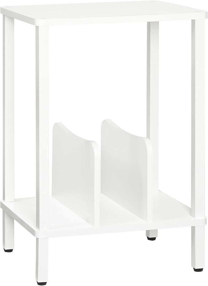 HOOBRO Record Player Stand, 2-Tier End Table, Vinyl Record Turntable Stand - Image 9