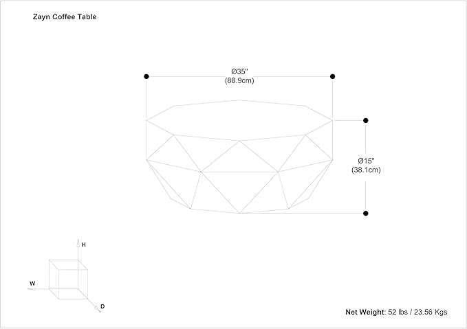 SIMPLIHOME Zayn Coffee Table - Image 2