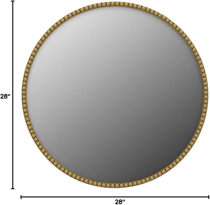 Round Bathroom Wall Mirror, Wall Mounted Large Circle Makeup Mirror - Image 8