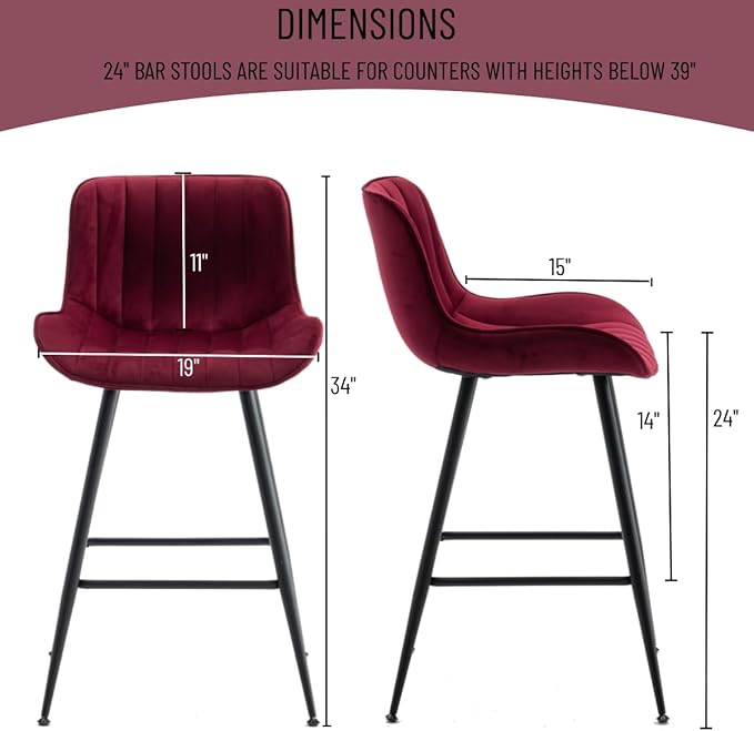 Bar Stools Set of 2 - Image 2