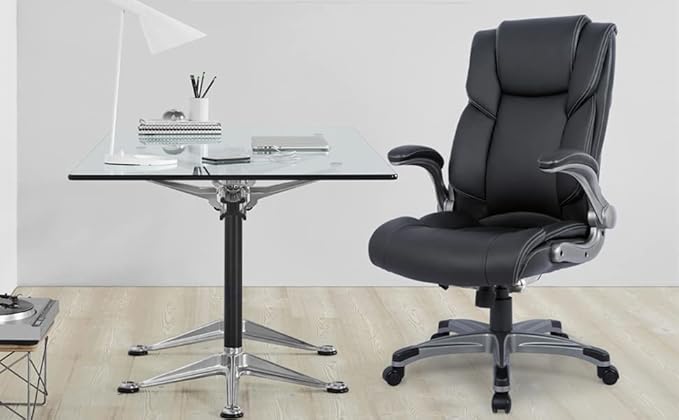 COLAMY Leather Executive Office Chair- High Back Home Computer Desk Chair - Image 2
