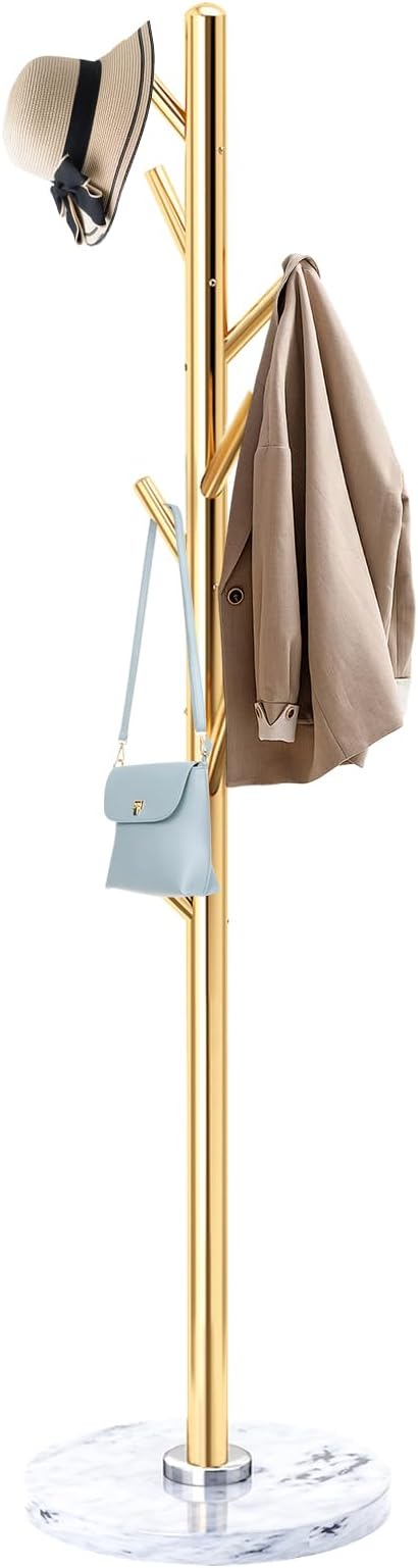 EZIVIEZ Modern Coat Rack Stand, Metal Freestanding Coat Rack by EZIVIEZCoatRackFreestanding