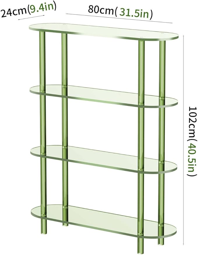 Clear Bookshelf, Acrylic Bookcase - Image 3