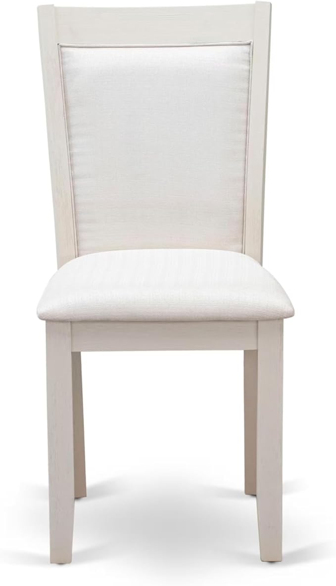 East West Furniture V097MZ001-6 6 Piece Dining Table Set Contains a Rectangle - Image 9