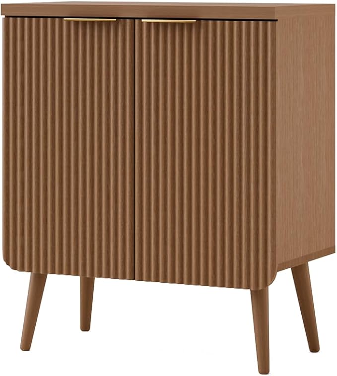 23.6" Sideboard Cabinet with 2 Doors, Modern Buffet Cabinet with Adjustable - Image 7