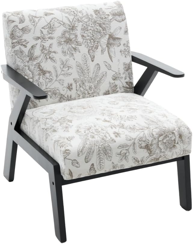 GDFStudio Aogex Accent Chair, Upholstered Club Chair, Printed Design Armchair - Image 10