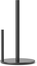 Paper Towel Holder Black, Premium Stainless Steel Kitchen Roll Dispenser by niffgaff