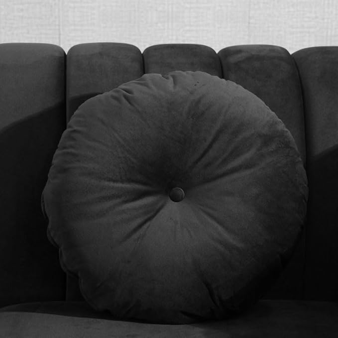 60" Loveseat Sofa, Microfiber Chesterfield Upholstered Sofas Love Seat - Image 8