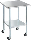 ROCKPOINT Stainless Steel Table by ROCKPOINT