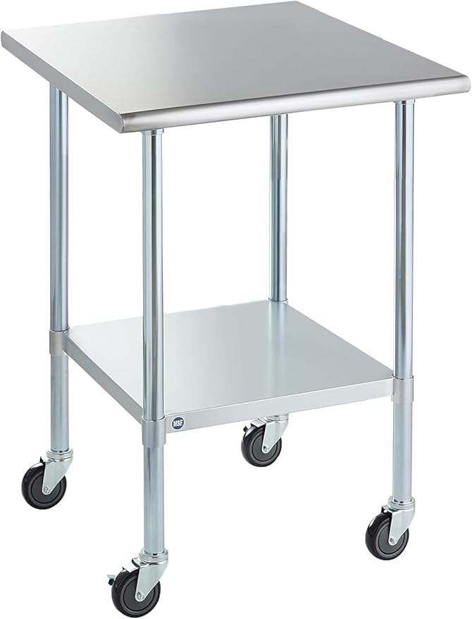 ROCKPOINT Stainless Steel Table by ROCKPOINT