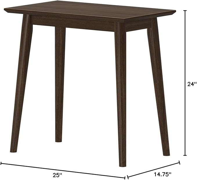 Plank+Beam Mid Century Modern Rectangular Side Table, End Table - Image 2