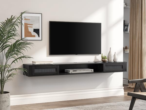 WAMPAT Floating TV Stand Shelf - Image 2
