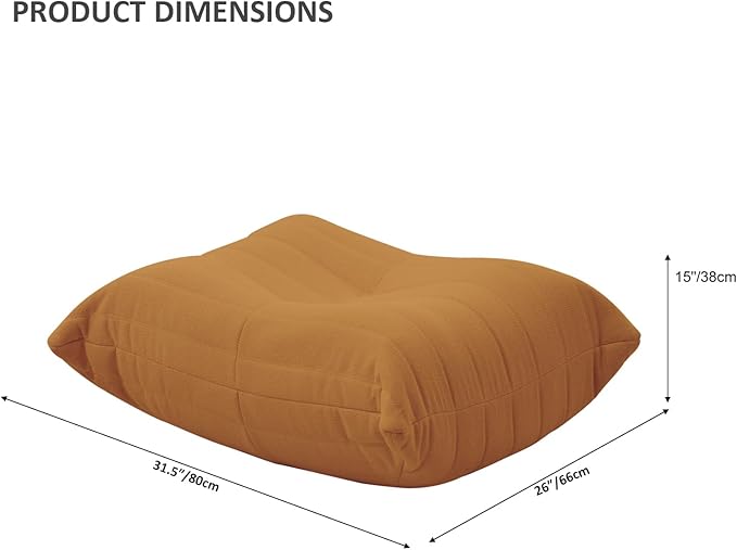 Luxury Ottomans, Modern Square Foot Rest - Image 2