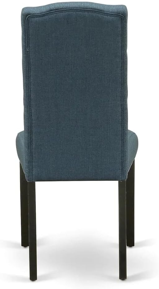 East West Furniture LGCE5-BLK-21 5 Piece Dining Table Set - Image 11