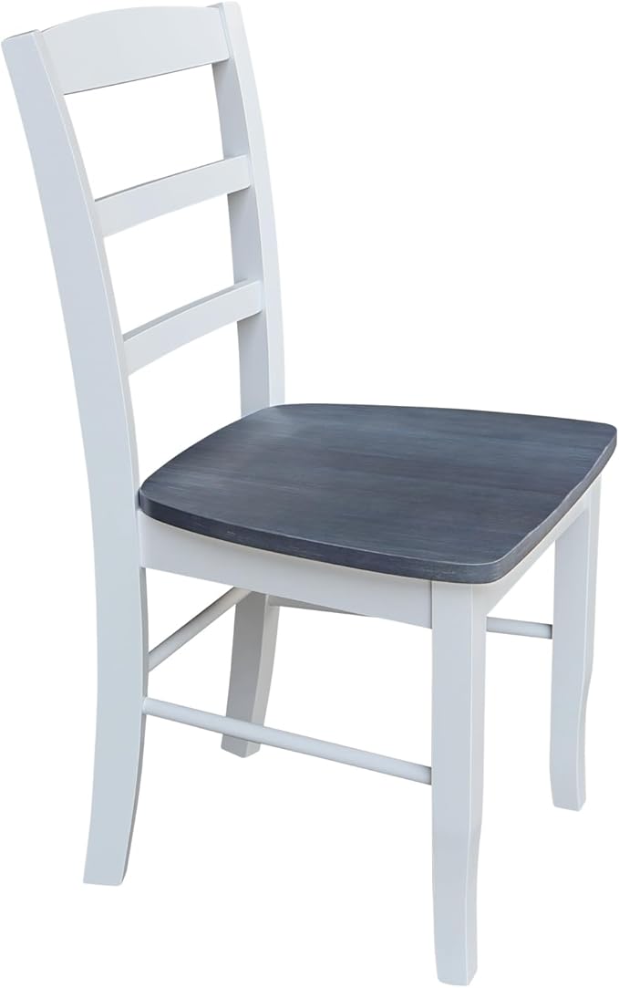 IC International Concepts Set of Two Madrid Ladderback Dining Chairs - Image 5